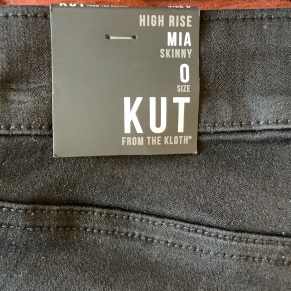 Kut From The Cloth high rise skinny jeans, size 0 - Picture 3 of 5